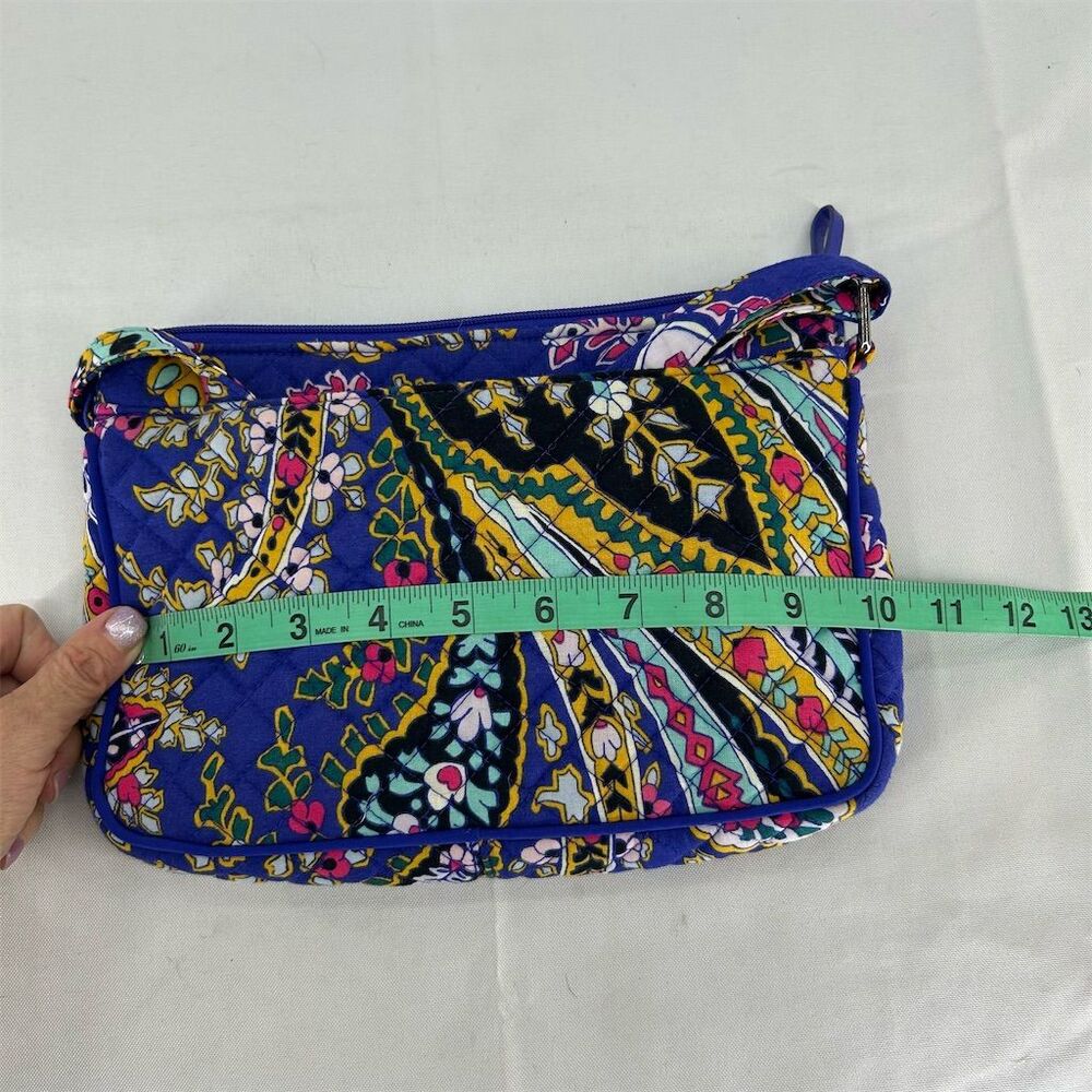 Vera Bradley Women's RFID Crossbody Bag Romantic Paisley Multicolor EUC - Picture 9 of 10